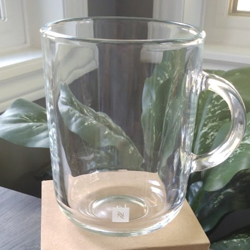 Nespresso Vertuo Glass Mug NWT